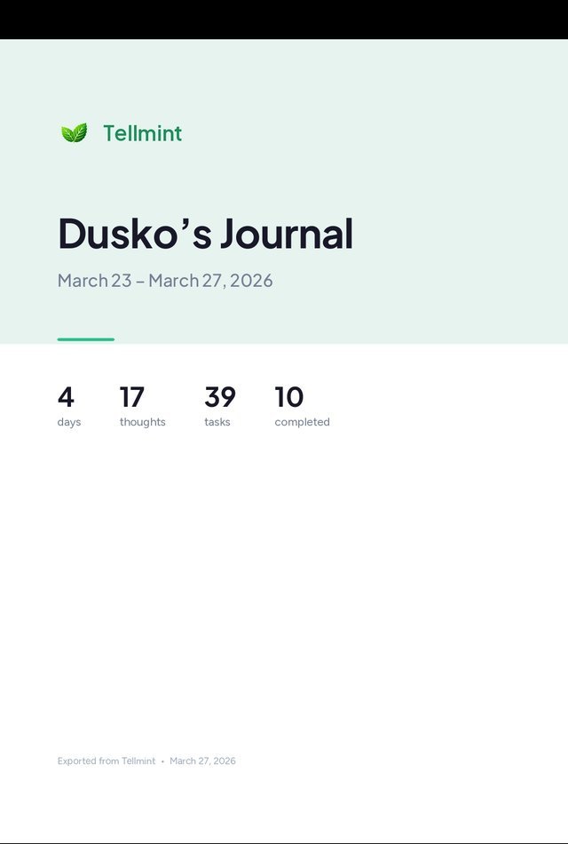 Beautiful PDF journal export